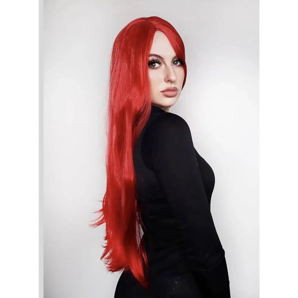 ALLAURA Compatible with Dark Phoenix Wig for X-men Cosplay